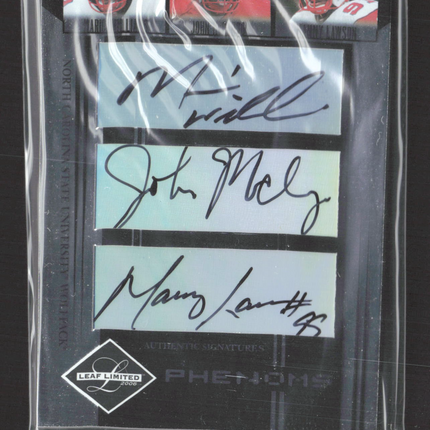 2006 Limited Phenoms Manny Lawson Mario Williams John McCargo #298 /100 Auto