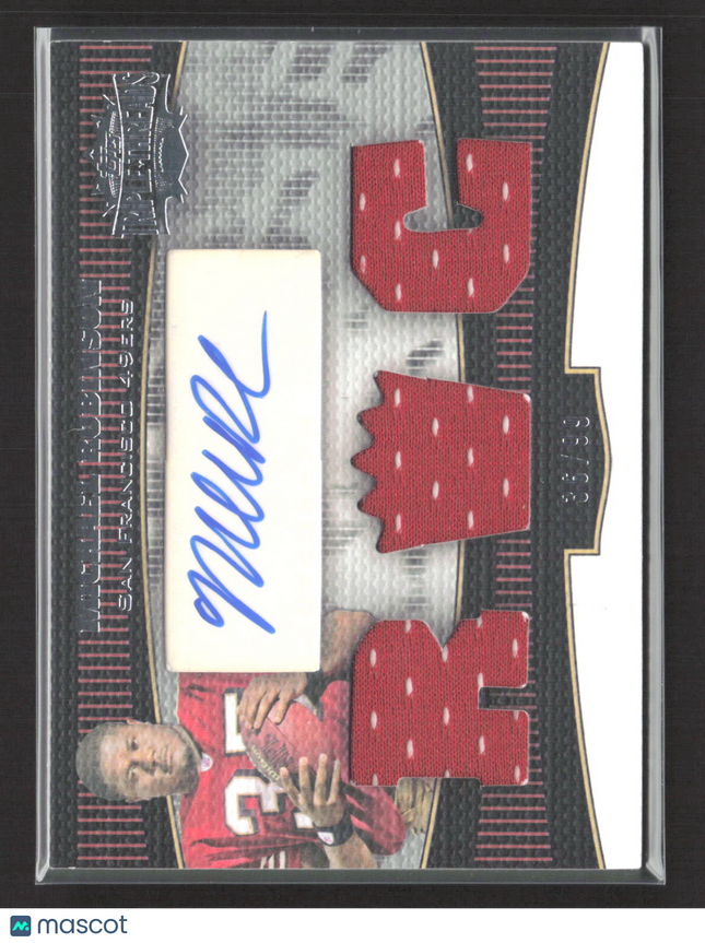 2006 Topps Triple Threads Michael Robinson #121 36/99 Triple Jersey Patch Auto