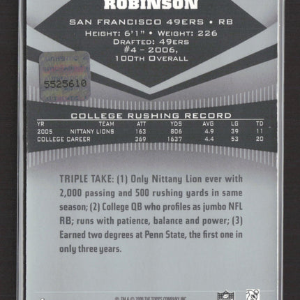 2006 Topps Triple Threads Michael Robinson #121 36/99 Triple Jersey Patch Auto