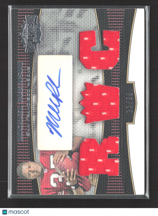 2006 Topps Triple Threads Michael Robinson #121 Triple Relic Patch /99 Auto