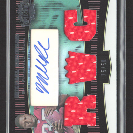 2006 Topps Triple Threads Michael Robinson #121 Emerald Relic 15/50 Patch Auto