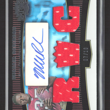 2006 Topps Triple Threads Michael Robinson #121 Sapphire 07/10 Relic Patch Auto