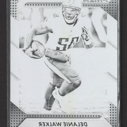 2017 Panini Plates & Patches Prizm Delanie Walker #94 Black 1/1 Printing Plate