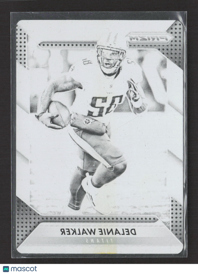2017 Panini Plates & Patches Prizm Delanie Walker #94 Black 1/1 Printing Plate