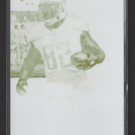 2019 Panini Plates & Patches Delanie Walker #NI-DW Yellow Printing 1/1