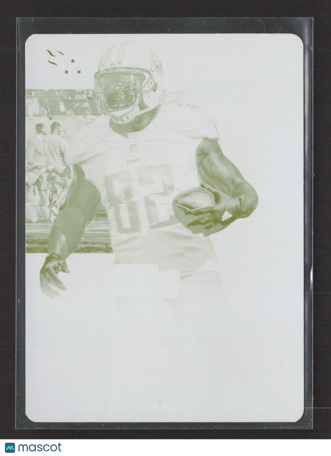 2019 Panini Plates & Patches Delanie Walker #NI-DW Yellow Printing 1/1
