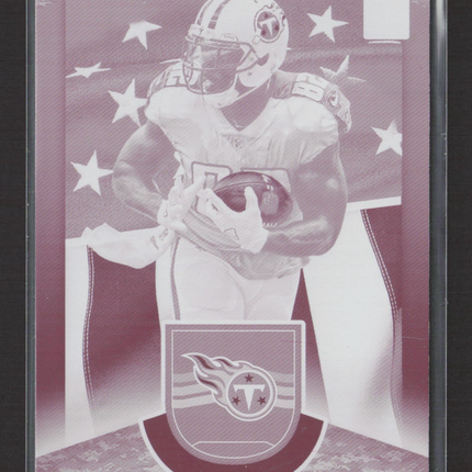 2019 Panini Plates & Patches Donruss Delanie Walker #G-7 Magenta Printing 1/1