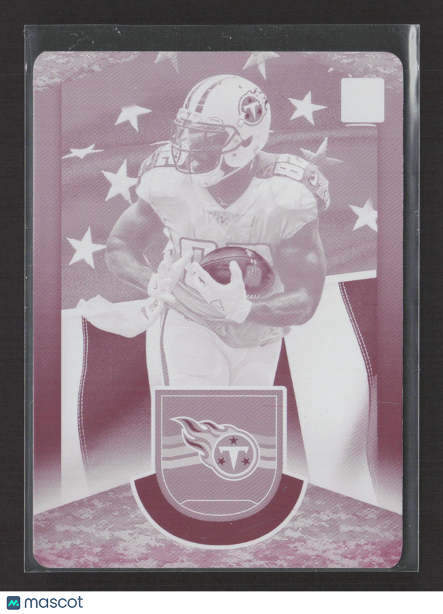 2019 Panini Plates & Patches Donruss Delanie Walker #G-7 Magenta Printing 1/1