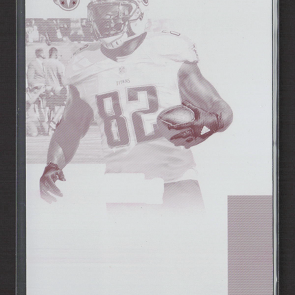 2019 Panini Plates & Patches Delanie Walker #NI-DW Magenta 1/1 Printing Plate