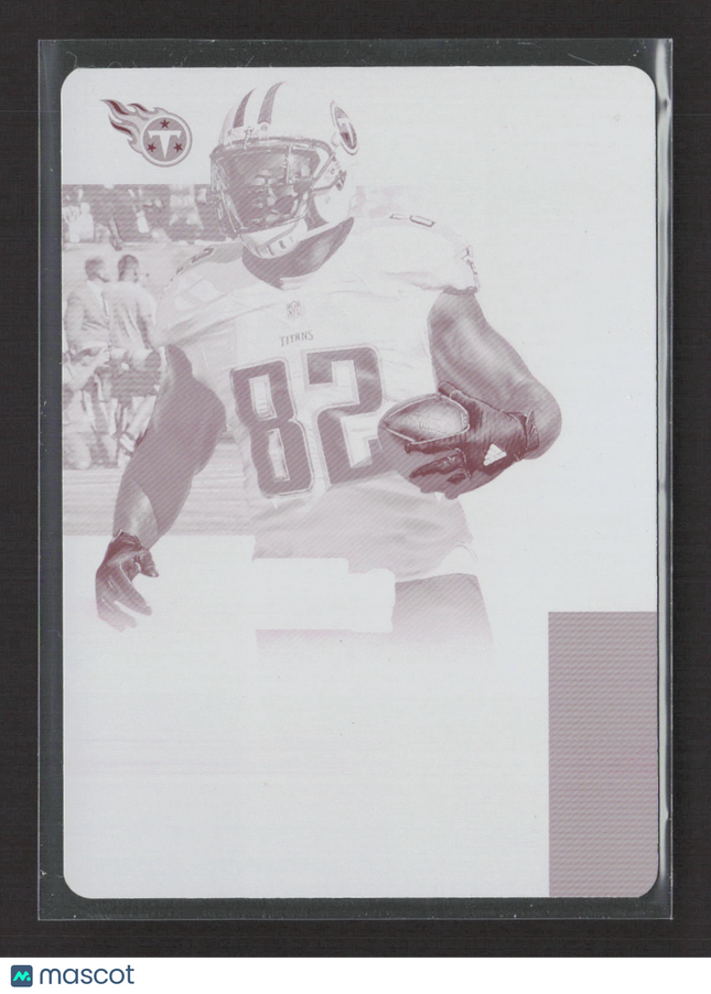 2019 Panini Plates & Patches Delanie Walker #NI-DW Magenta 1/1 Printing Plate
