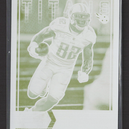 2016 Panini Plates Patches Classics Delanie Walker #95 Yellow 1/1 Printing Plate