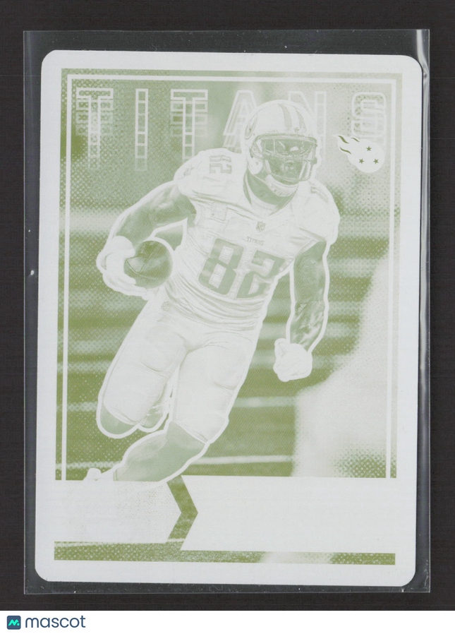 2016 Panini Plates Patches Classics Delanie Walker #95 Yellow 1/1 Printing Plate