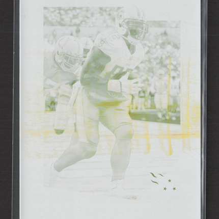 2018 Panini Score Delanie Walker #318 Yellow Printing Plate 1/1