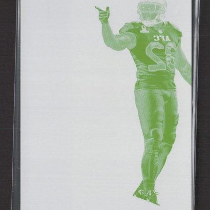 2019 Panini Plates & Patches Delanie Walker #PB-15 Yellow 1/1 Printing Plate