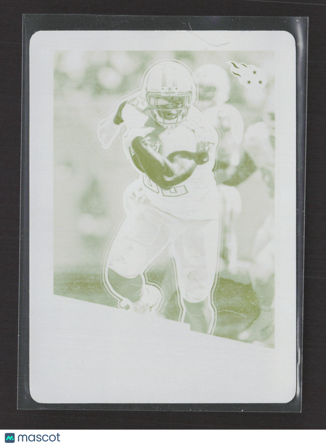 2018 Plates & Patches Classics Delanie Walker #59 Yellow 1/1 Printing Plate