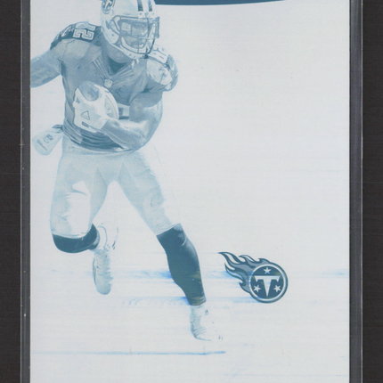 2019 Panini Plates & Patches Delanie Walker #LM-DA Cyan 1/1 Printing Plate