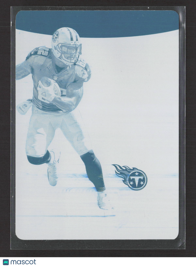 2019 Panini Plates & Patches Delanie Walker #LM-DA Cyan 1/1 Printing Plate