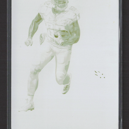2018 Plates & Patches Unparalleled Delanie Walker #58 Yellow 1/1 Printing Plate