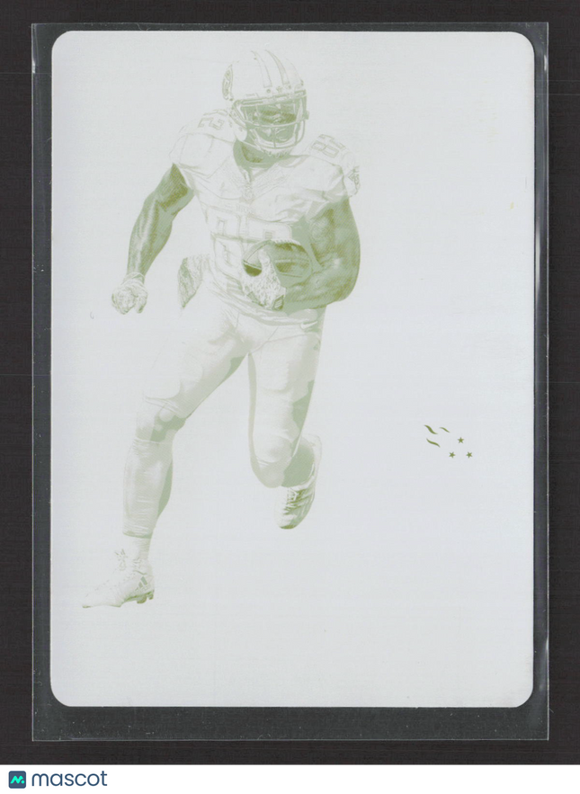2018 Plates & Patches Unparalleled Delanie Walker #58 Yellow 1/1 Printing Plate