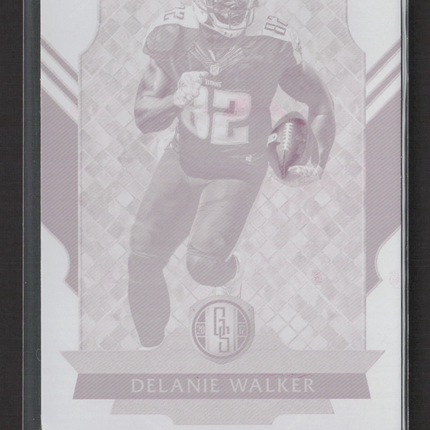 2018 Plates & Patches Gold Standard Delanie Walker 65 Magenta 1/1 Printing Plate