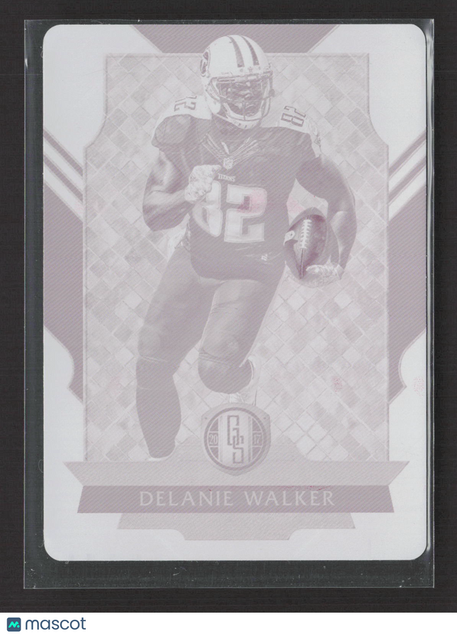 2018 Plates & Patches Gold Standard Delanie Walker 65 Magenta 1/1 Printing Plate