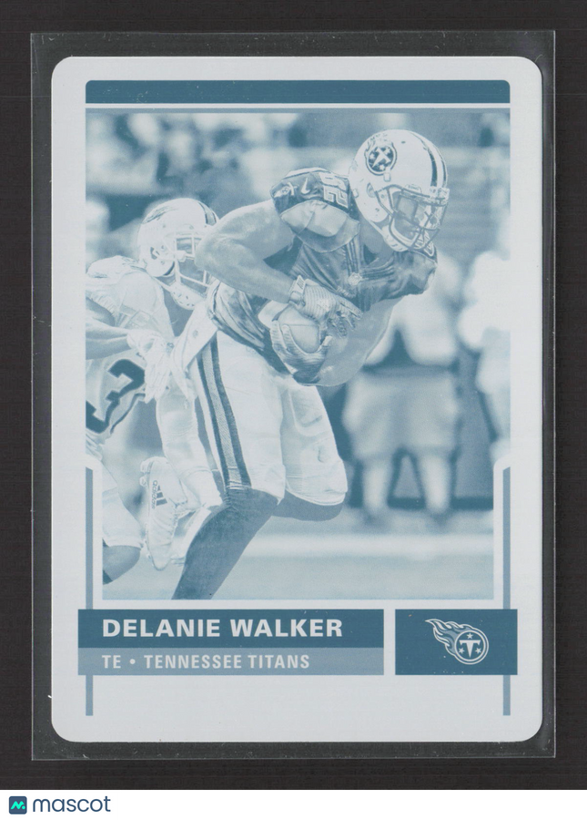 2017 Panini Score Delanie Walker #326 Cyan 1/1 Printing Plate