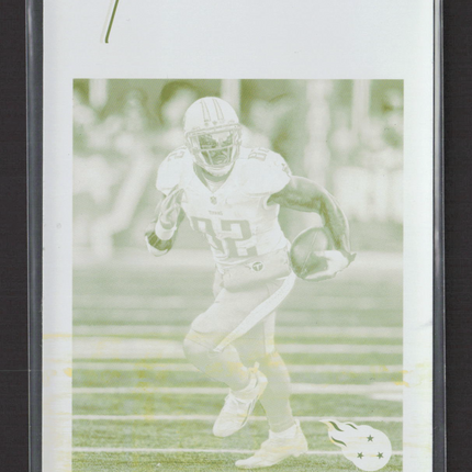 2017 Panini Plates & Patches Delanie Walker #286 Yellow Printing 1/1