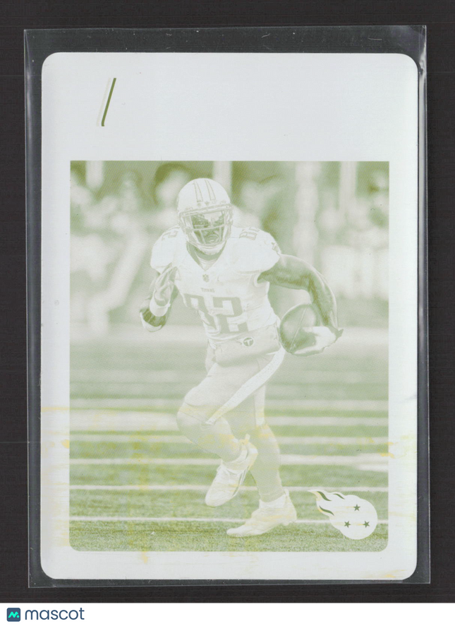2017 Panini Plates & Patches Delanie Walker #286 Yellow Printing 1/1