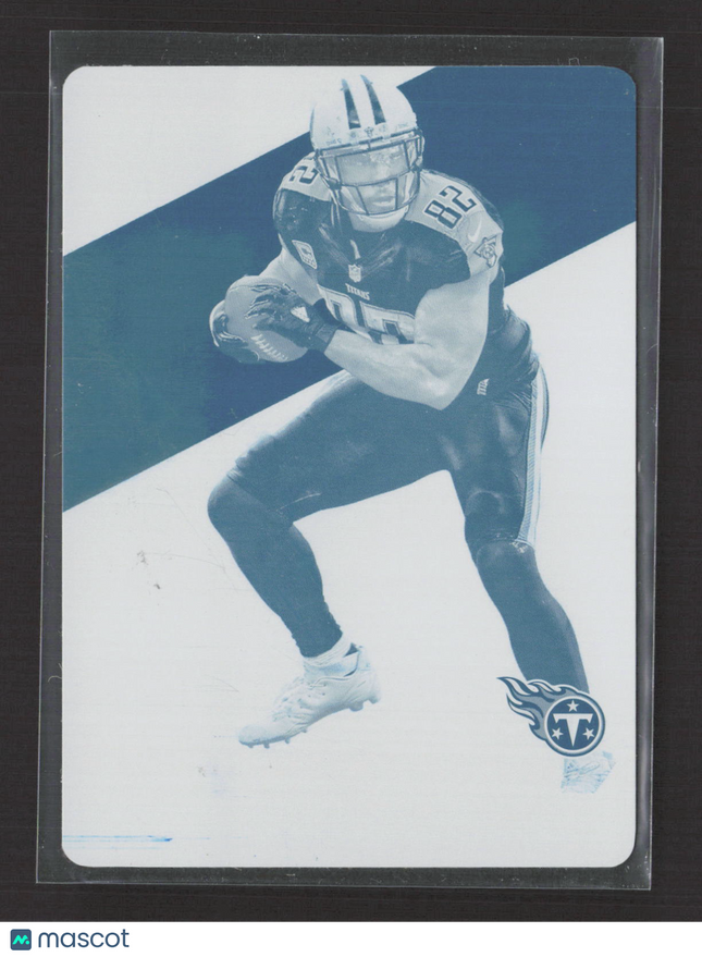 2016 Panini Prime Signatures Delanie Walker #118 Cyan Printing Plate 1/1