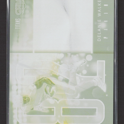 2017 Panini Gala Football Delanie Walker #87 Yellow Printing Plate 1/1