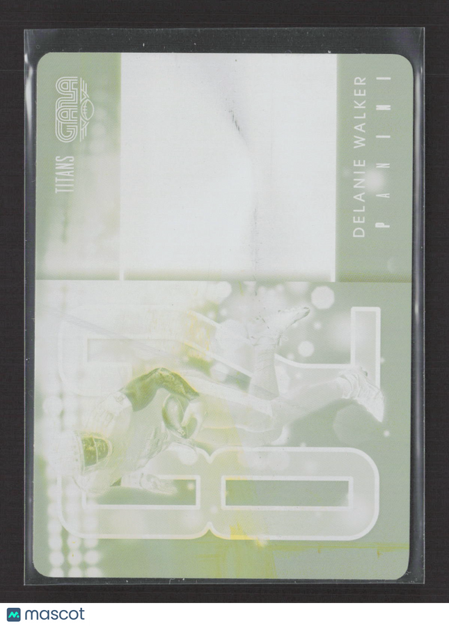 2017 Panini Gala Football Delanie Walker #87 Yellow Printing Plate 1/1