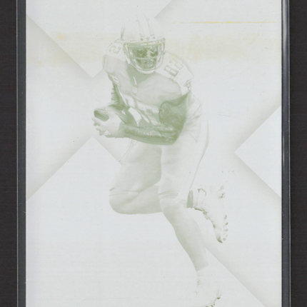 2017 Plates & Patches Elite Football Delanie Walker #13 Yellow Printing 1/1