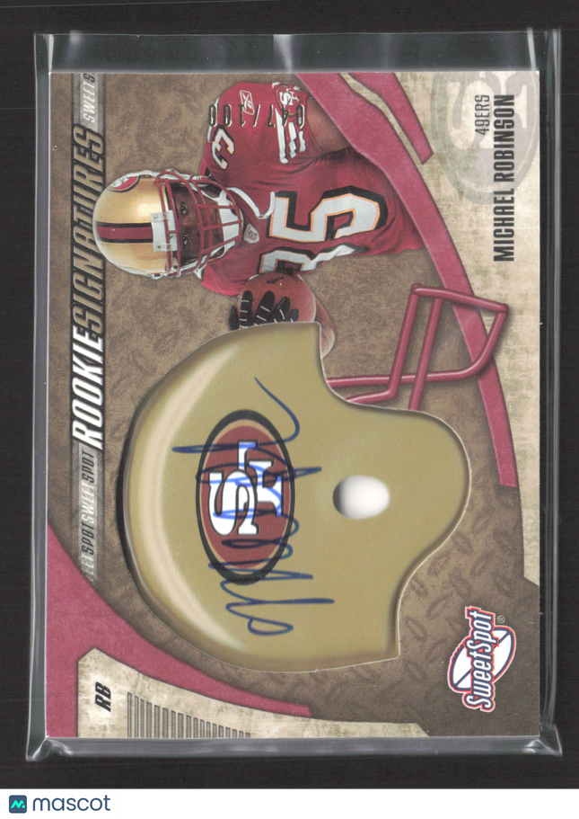 2006 Upper Deck Sweet Spot Sweet Spot Signatures Michael Robinson #216 Auto /100