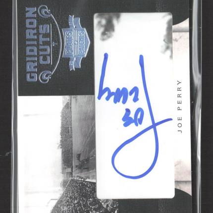 2011 Panini Plates & Patches Gridiron Cuts Joe Perry #8 Cut Signature 14/49 Auto