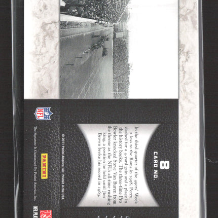 2011 Panini Plates & Patches Gridiron Cuts Joe Perry #8 Cut Signature 14/49 Auto