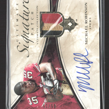 2006 Upper Deck Ultimate Collection Michael Robinson #ULT-MR Patch Auto /15