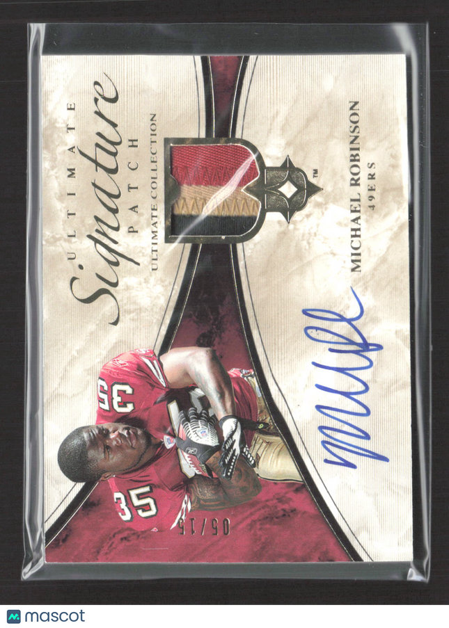 2006 Upper Deck Ultimate Collection Michael Robinson #ULT-MR Patch Auto /15