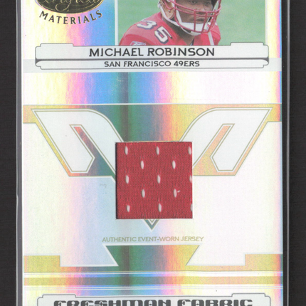 2006 Leaf Certified Materials Freshman Fabric Michael Robinson #212 Jersey /1400
