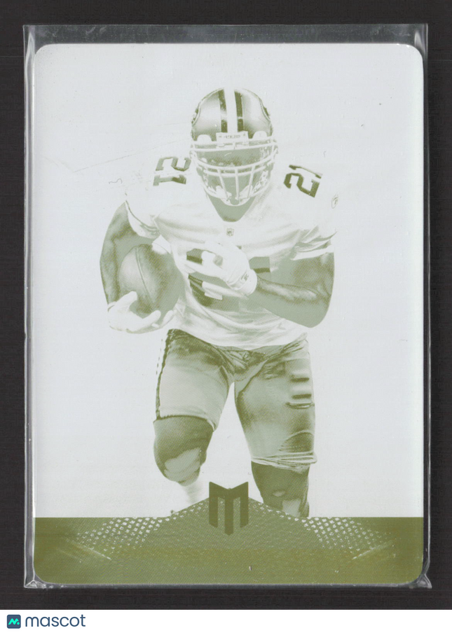 2012 Panini Momentum Frank Gore #9 Yellow Printing Plate 1/1