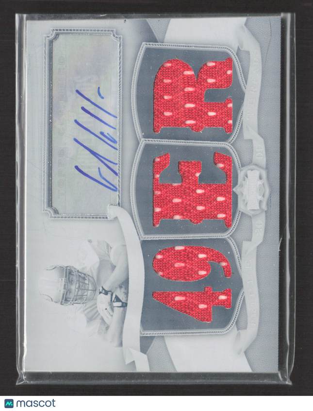 2009 Topps Triple Threads Glen Coffee White Whale Jersey Relic Card 1/1 Auto