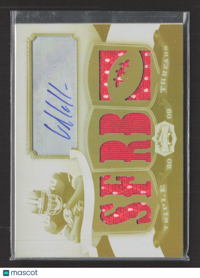 2009 Topps Triple Threads Glen Coffee White Whale 1/1 Jersey Relic Card Auto