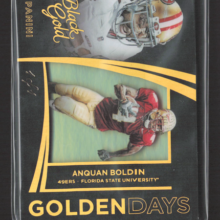 2016 Panini Black Gold Golden Days Anquan Boldin #GDA-18 1/1