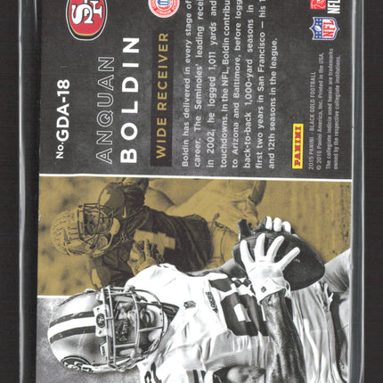 2016 Panini Black Gold Golden Days Anquan Boldin #GDA-18 1/1