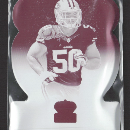 2014 Panini Crown Royale Chris Borland #112 Magenta Printing Plate 1/1