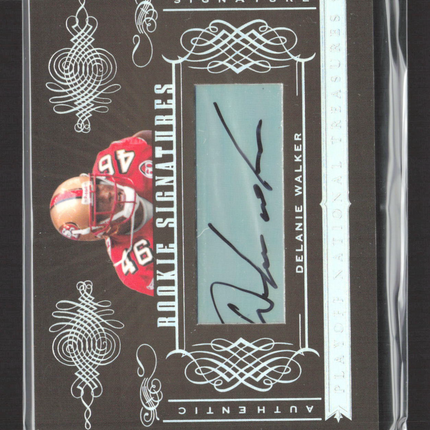 2006 Playoff National Treasures Delanie Walker #160 053/200 Auto