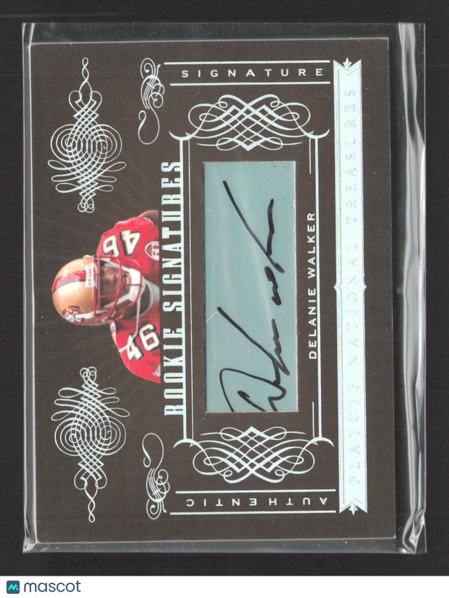 2006 Playoff National Treasures Delanie Walker #160 053/200 Auto