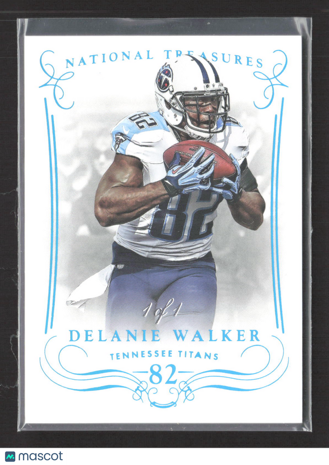 2015 Panini National Treasures Delanie Walker #18 Platinum 1/1