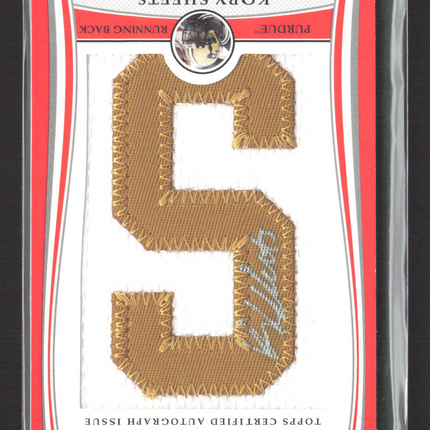 2009 Topps College Letter Kory Sheets #LAP-KS College Letter Patch Auto /175