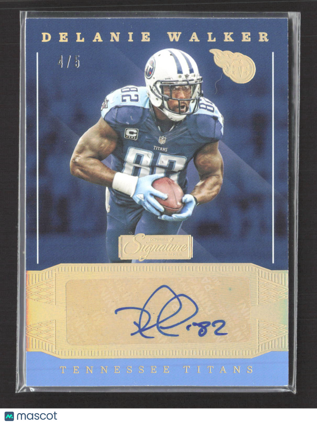 2016 Panini Donruss Signature Series Delanie Walker #14 4/5 Auto