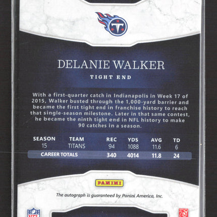 2016 Panini Donruss Signature Series Delanie Walker #14 4/5 Auto